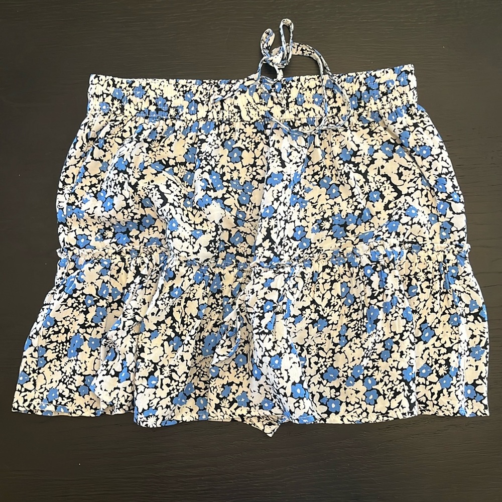 ZARA floral skirt